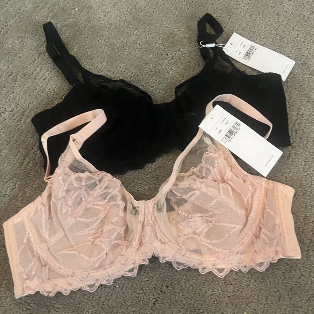HSIA 2 36C bras brand new